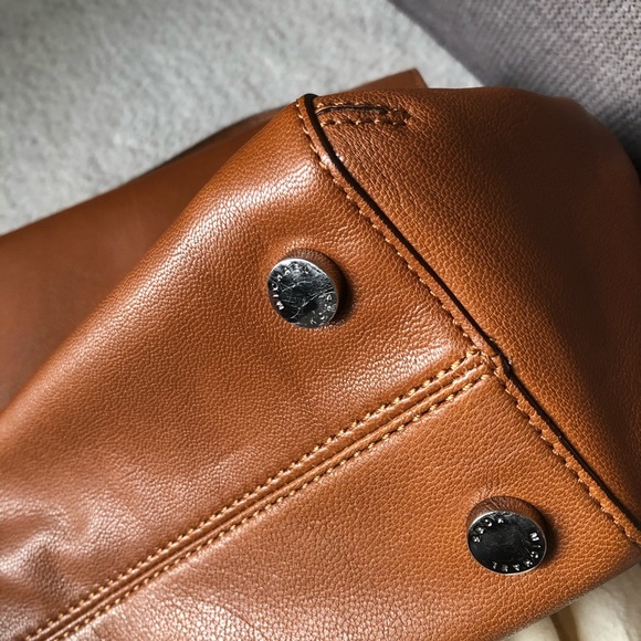 Michael Kors Leather Caramel/Brown Crossbody Bag - Picture 5 of 8